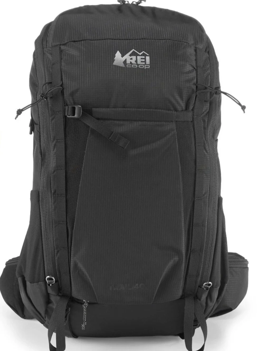 REI Trail 40 Men's Large  Hiking Black Backpack, Exc Condition